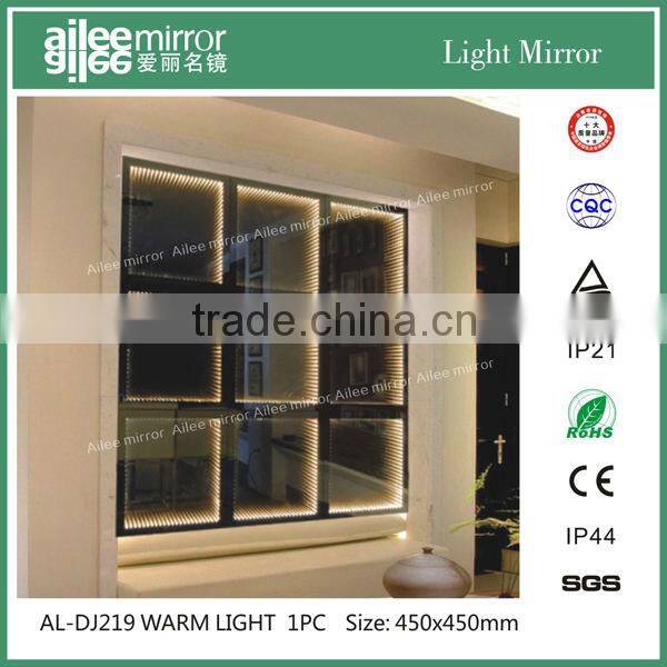 led mirror light,fashionable cheap round magnifing cosmetic mirror