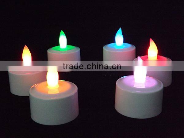 Remote control multi-colored tealight in holders