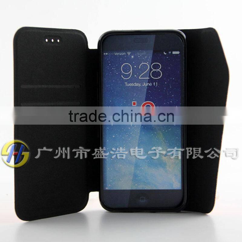 Candy color PU leather flip mobile cell phone shell for Apple for iphone 6 (4.7) case