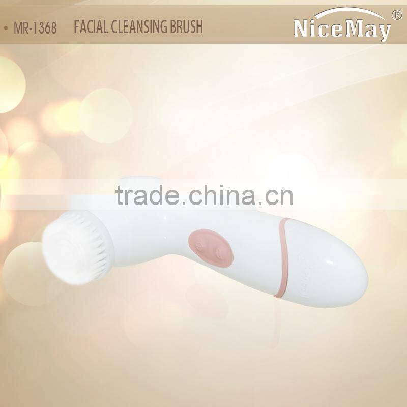 New Product Adult Cheap Waterproof Electric Facial Cleansing Brush with Battery