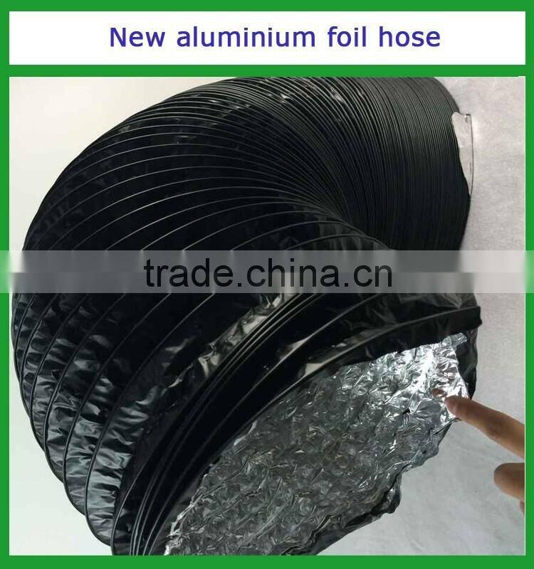 PVC foil laminated Aluminum heat insulation hose