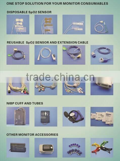 BCI adult finger clip Spo2 sensor for BCI 3401,3304,3303,3302,3301,3300, DB9-9Pin