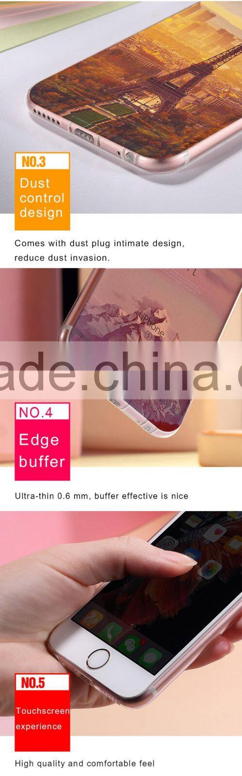 designer wholesale cell phone case silicone tpu back cover case waterproof dustproof and shockproof mobile phone for iphone 6,6p