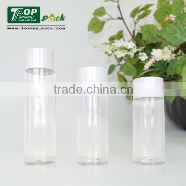 120cc plastic PET cylinder bottle with screw cap , PET plastic vitamin capsules bottle