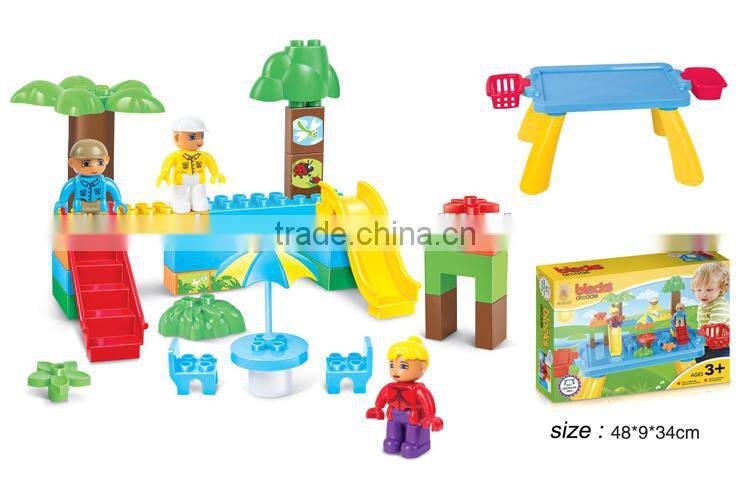 2015 hot DIY educational toys children plastic building blocks