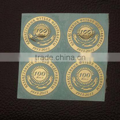 24k gold nickel metal mobile phone stickers
