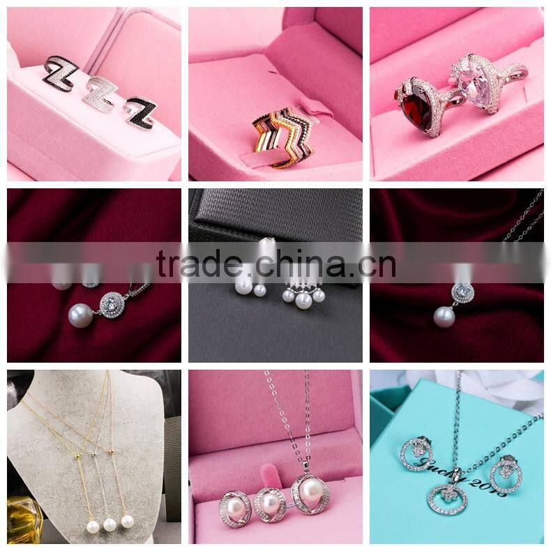 cheap classic style silver 925 pearl pendant necklace for gift