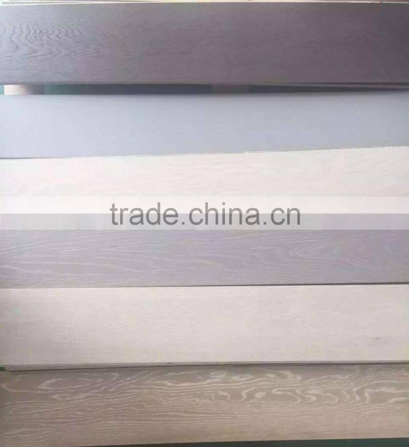 grey French oak engineered floor for home