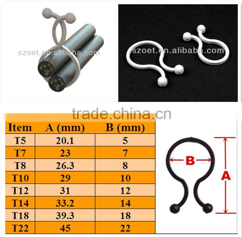 Nylon twist tie, plastic twist tie, u-type plastic twist tie