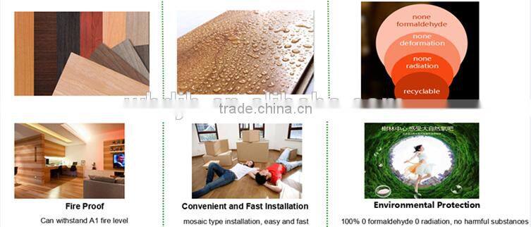 wood design ground heating flooring