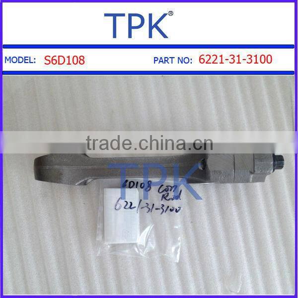 Komatsu S6D108,SA6D108,SAA6D108 connecting rod, 6221-31-3100