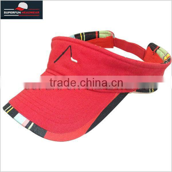elastic back cotton truck sun visor