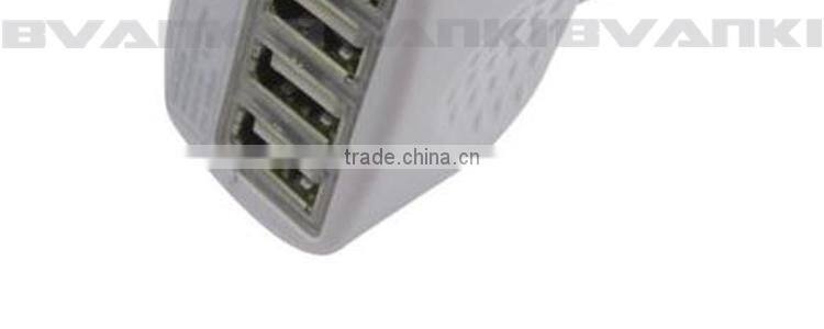 CE,ROHS,FCC Approved 4 port usb car charger,ODM/OEM quick deliver power sockets mobile accessories
