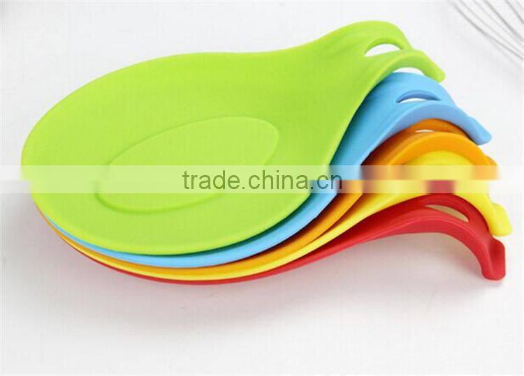 FDA silicone cook spoon rest spoon holder