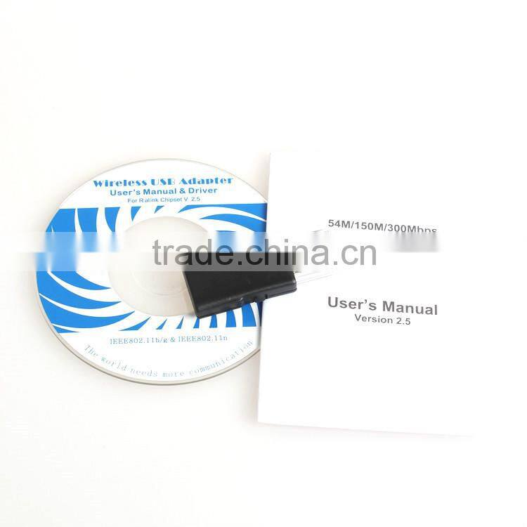 Top quality high gain 300Mbps USB 2.0 ralink rt5372 usb wifi receiver adapter dongle