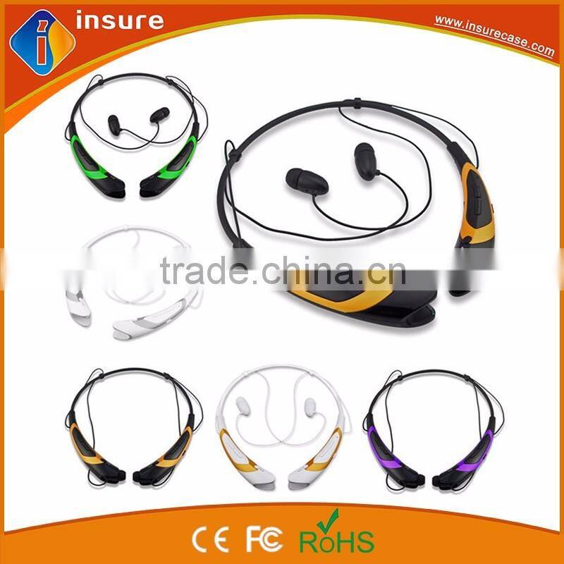 Stereo wireless neckband bluetooth headset with mirco usb