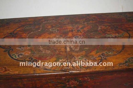 Mongolian furniture painted chest