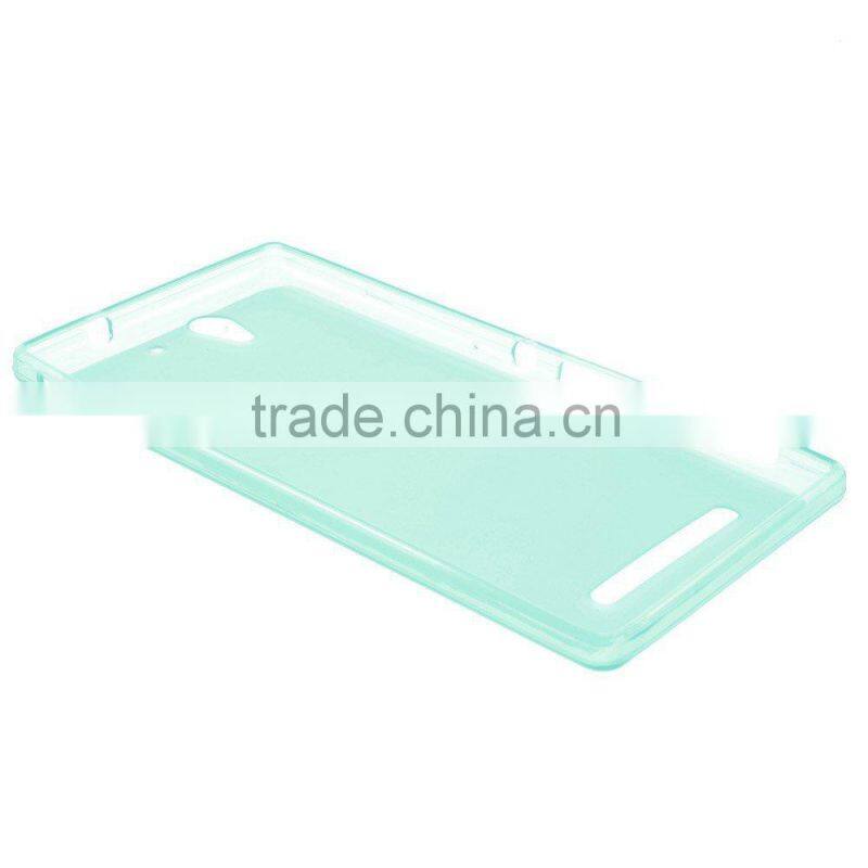 Keno Outer Glossy Inner Matte TPU Gel Cover Case for Sony Xperia C3