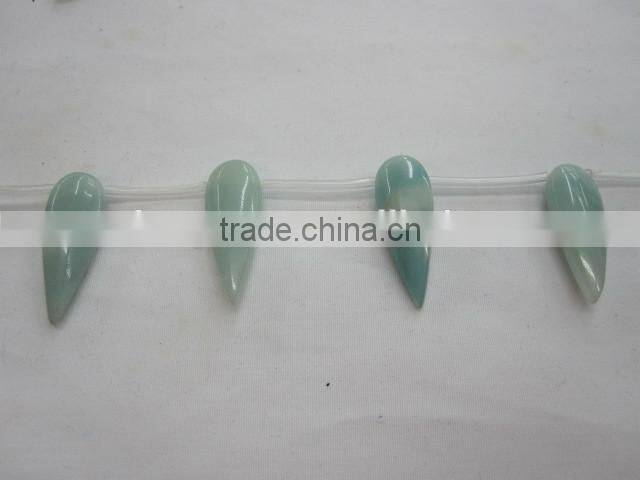 wholesale strand amazonite carved leaf