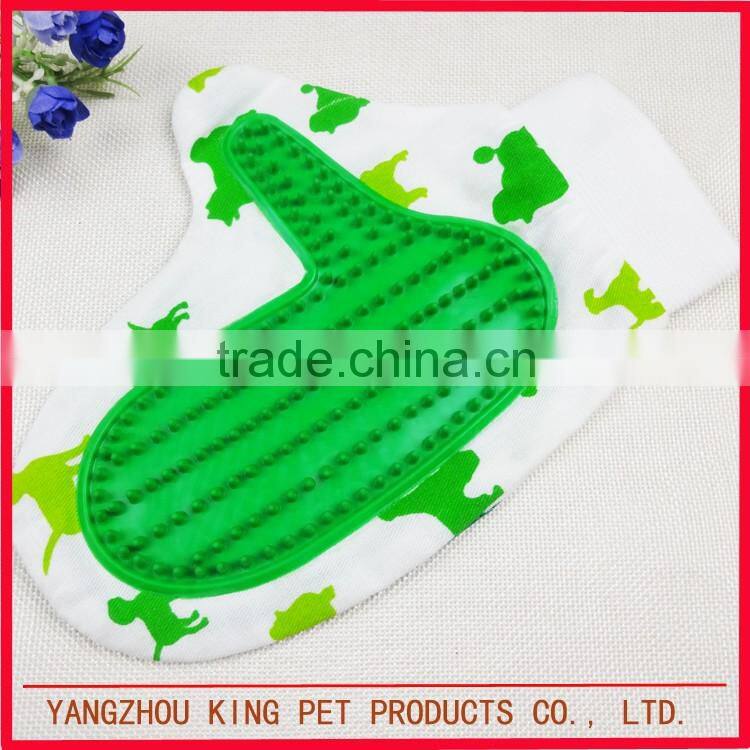 Factory wholesale puppy pet product glove dog grooming brush