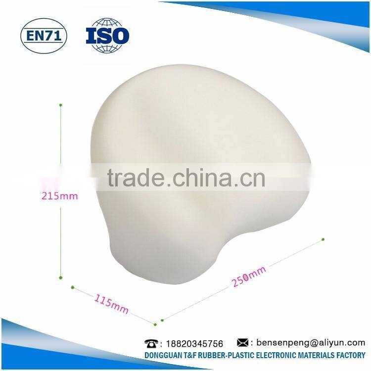 heart shaped bath pillow with suction cup