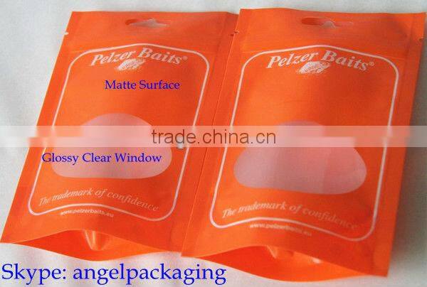 Easily Open Laser Scoring Stand Up Pouch With Resealable Ziplock