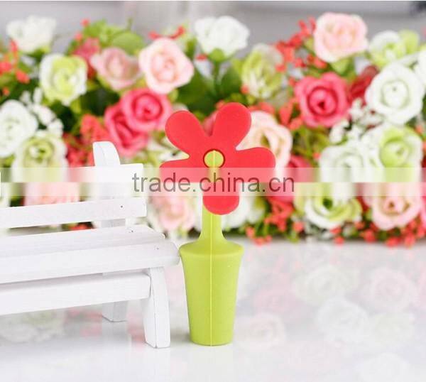 Wholesale reusable colored safety cork stopper silicone