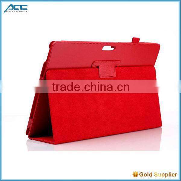 Alibaba Factory High Quality PU Leather Stand Protective Cover Case For Microsoft Surface Pro 3