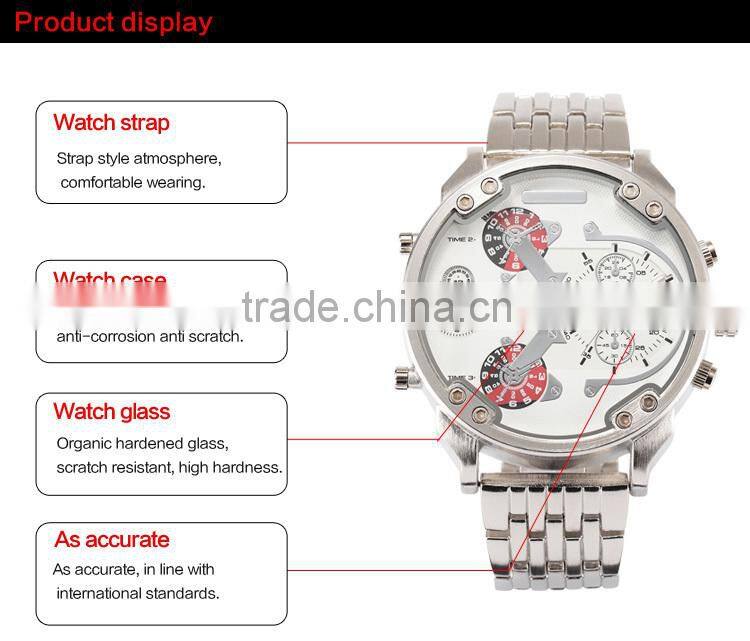 2015 oulm brand watch, fashion watch silver, smart watch chinese wholesale