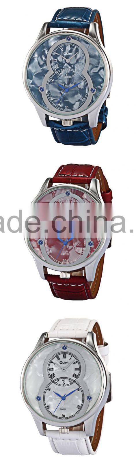 2015 oulm new product, fashion jewelry watch, vintage dial watch express in alibaba