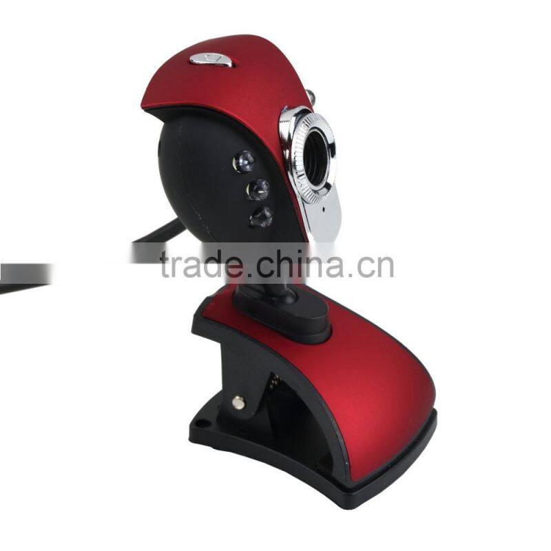 USB Webcam 50M 6 LED Night Vision HD Webcam Camera Web Cam With Mic Driver Webcam USB PC Camera