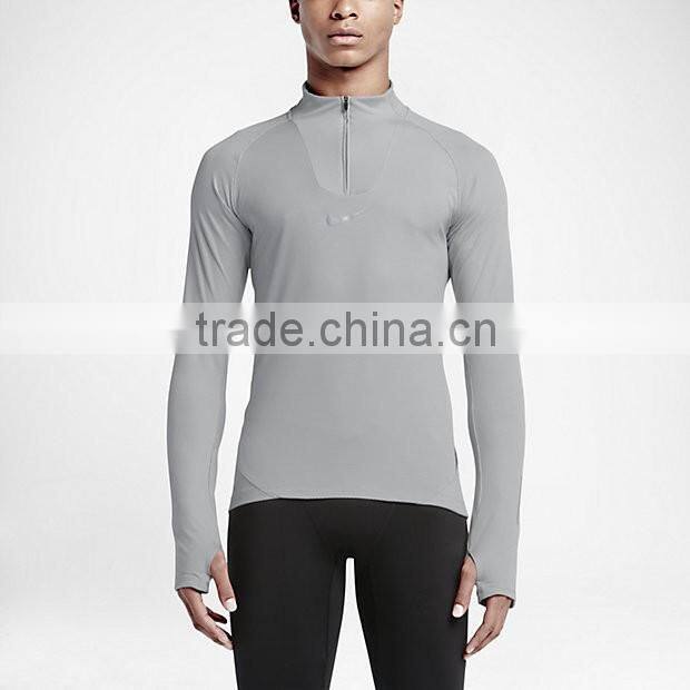 Custom wholesale fashion training tees long sleeve shirt Yoga sport tops