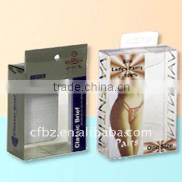 Silk screen printing underclothes packing box