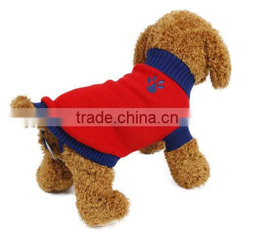 2015 wholesale Classic Pet dog bright in colour dog sweater