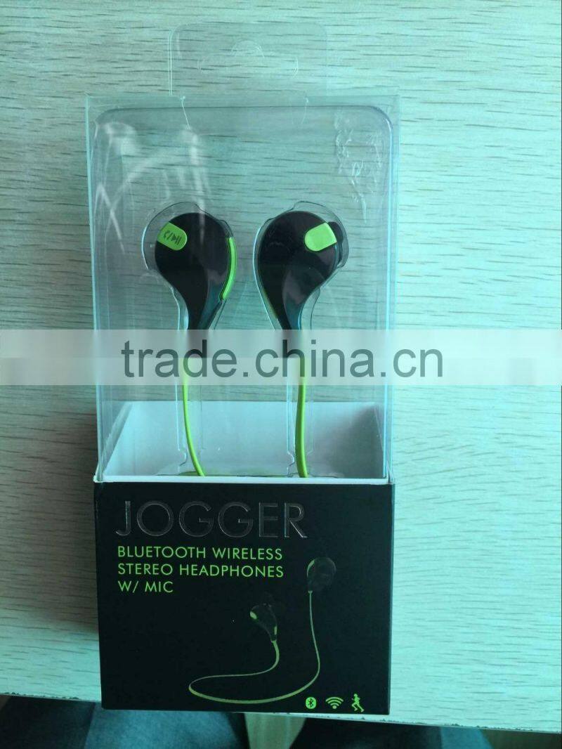Newest wireless bluetooth headphone, stereo bluetooth Headset QY7, Sport Wireless Headphone