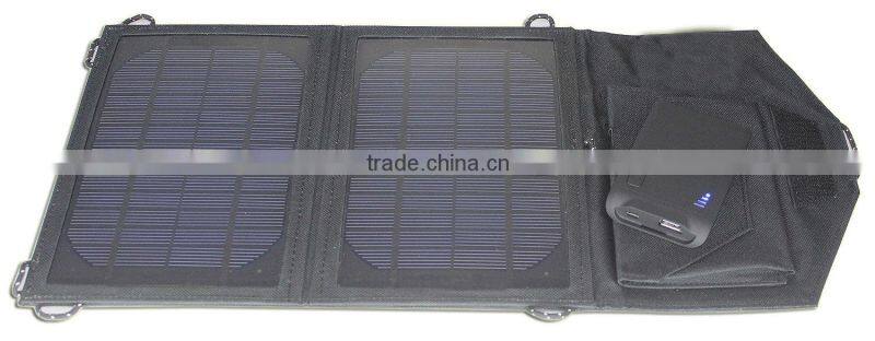 portable solar power bank charger foldable solar bag