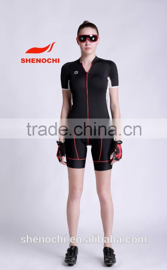 Professional team race road bicycle black woman cycling jersey