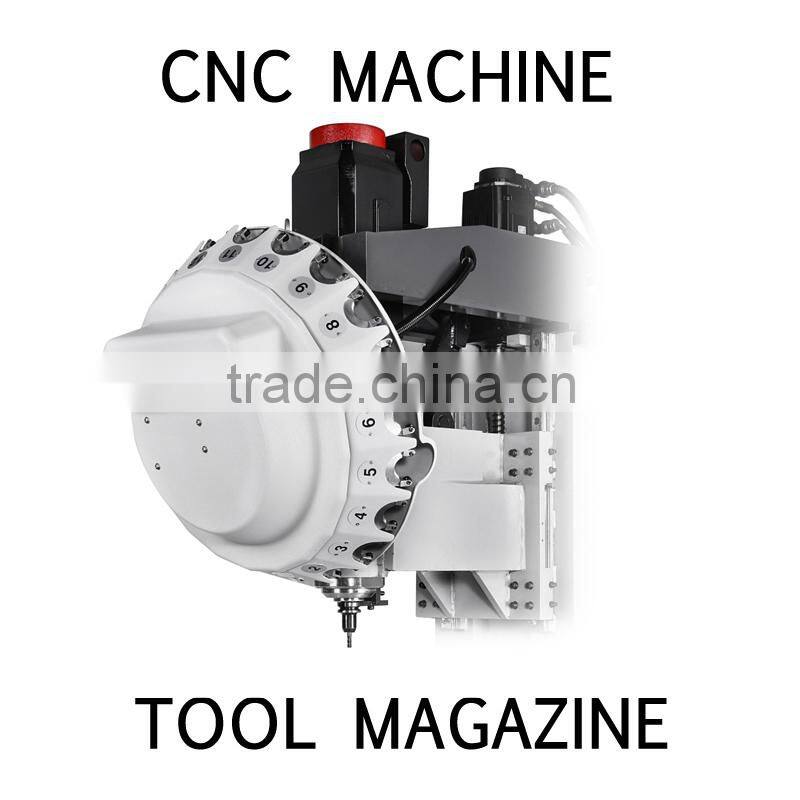 ATC for double-column machine center-robotic arm type magazine