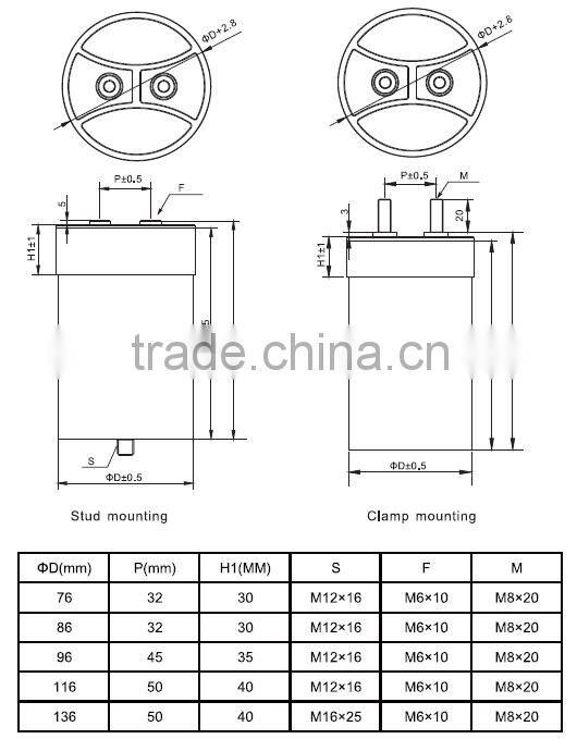 switched capacitor inverter, AC filter capacitor, AKMJ-MC series