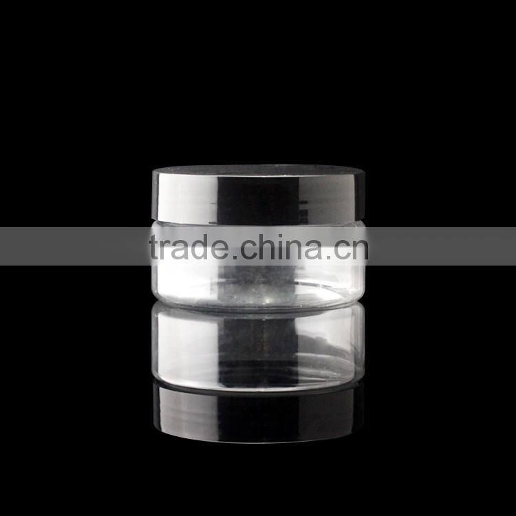 wholesale round 60ml plastic jar for cosmetic packaging