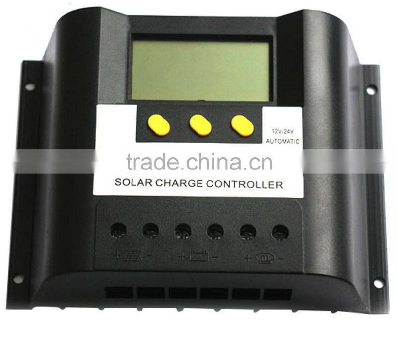 12V 24V automatic distinguish PWM solar panel battery regulator charge controller
