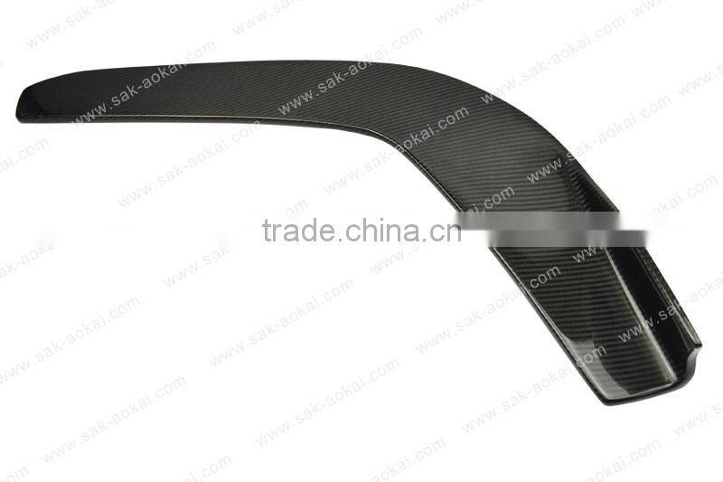 Universal Carbon Fiber Front Bumper Add-on Spoiler Wing