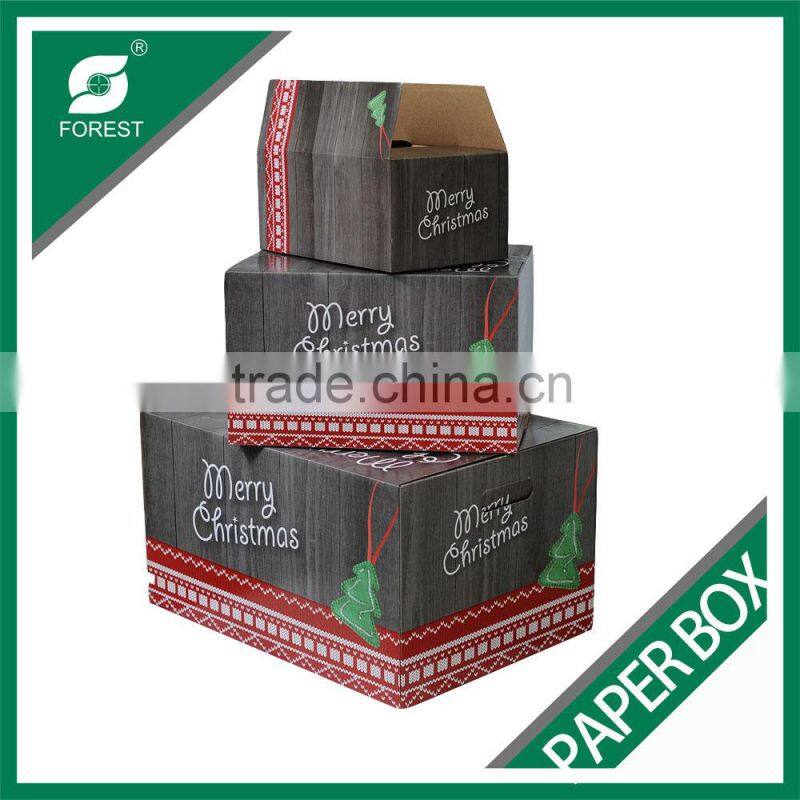 CHRISTMAS CELEBRATION AND PACKING FULL COLOR PRINTED GIFT BOX