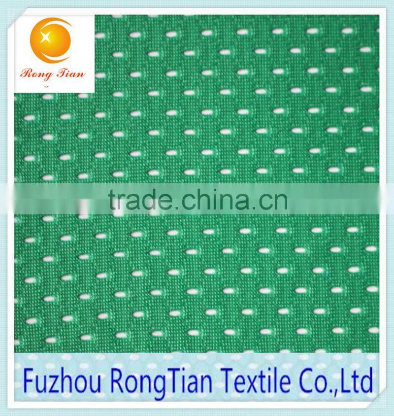 The warp knitting cloth soft hole mesh fabric for clothing