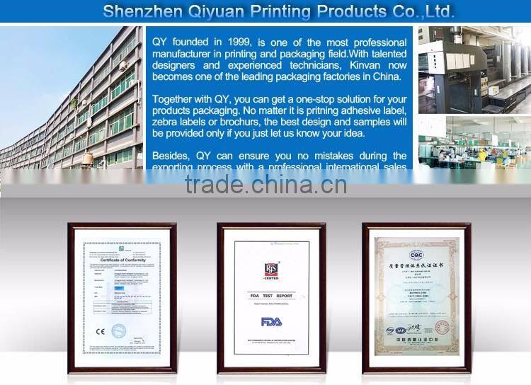 2016 Promotion Self Adhesive Kraft Paper Bottle Label Sticker