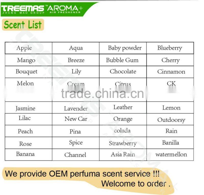 Funny shape customize design logo printing fragrance car air freshener for car home use