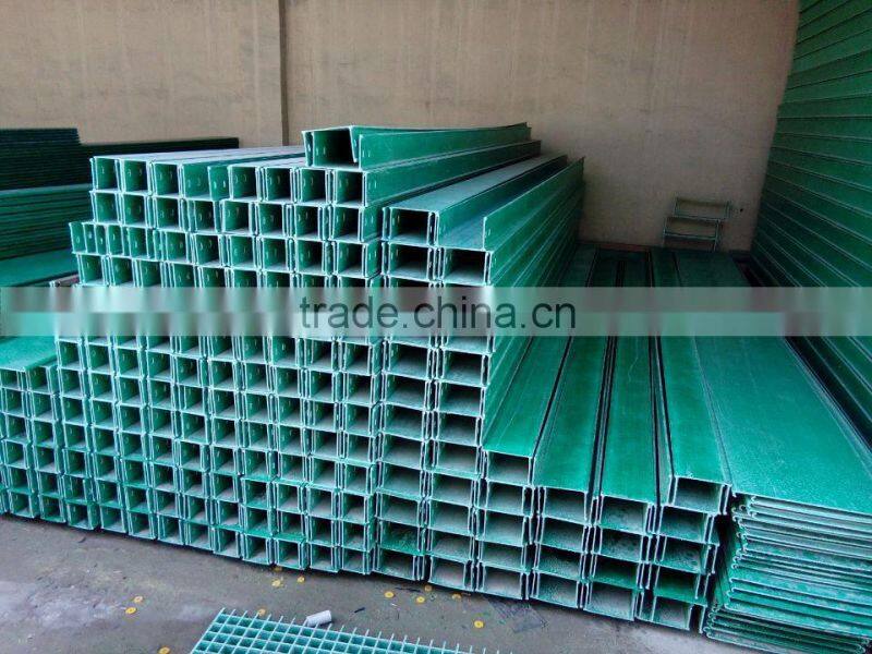 FRP Stepped Type Cable Tray, Fiberglass electrical ladder cable tray