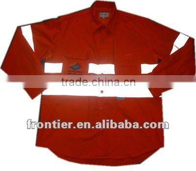 reflective safety shirt with 3m reflective tape