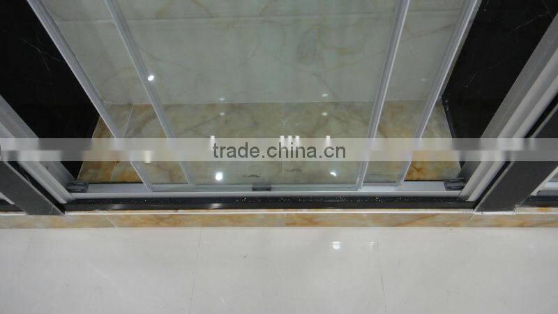 bathroom sliding glass screen shower door D816