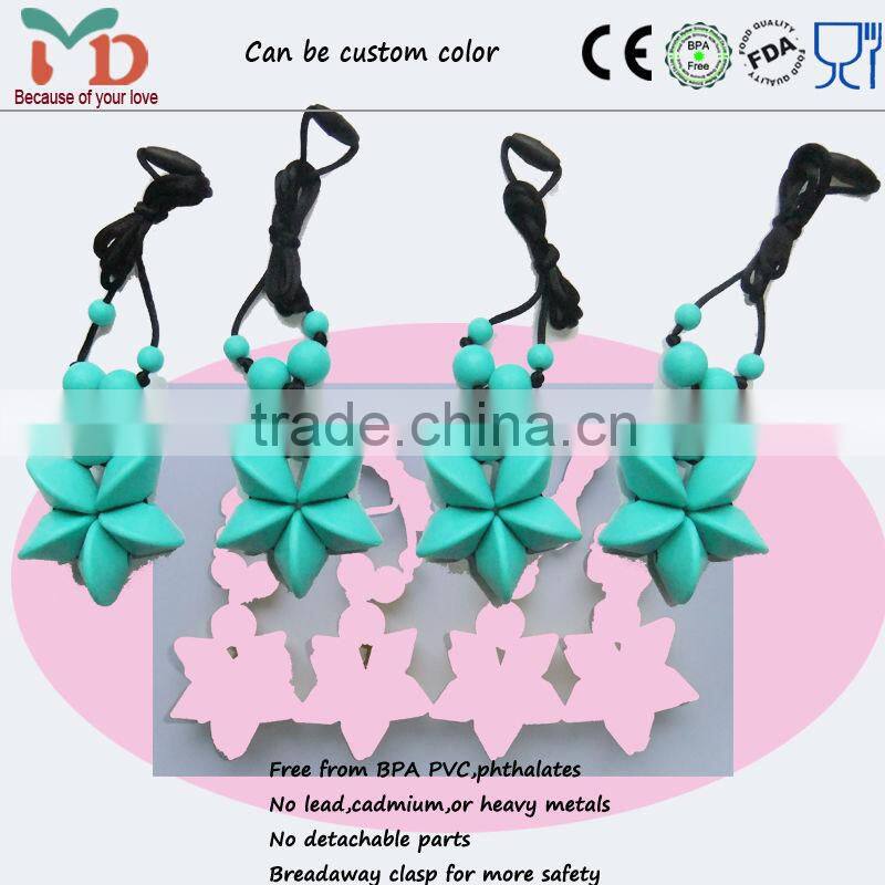 Eco-friendly BPA Free Silicone Jewelry Silicone Beads for Necklace